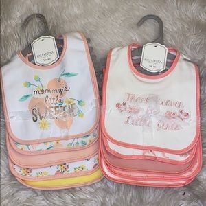 Two sets of 5 packs bibs bundle